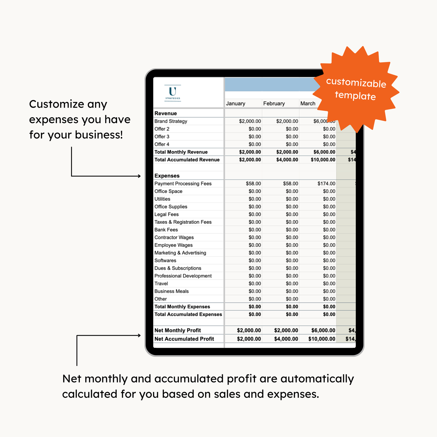 Client Projections & Revenue Planner