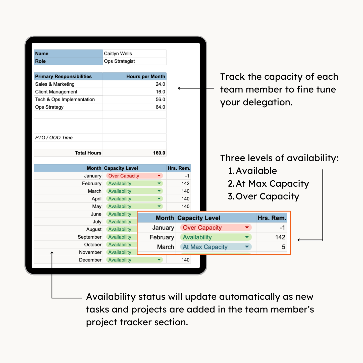 Team Capacity Planning & Masterclass